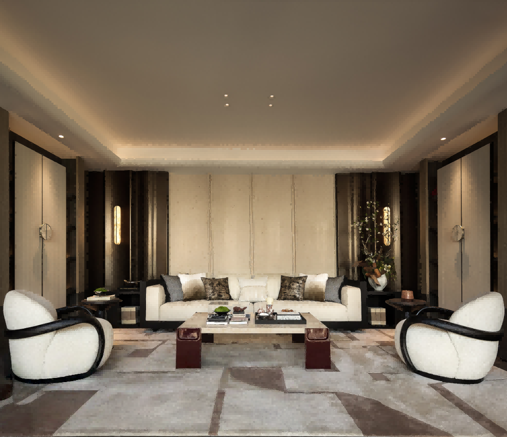 Oriental Light Luxury Style Villa